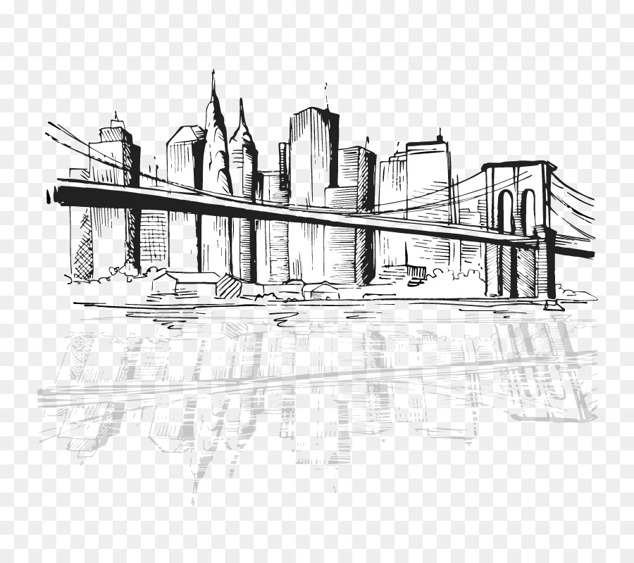 A Cidade De Nova York Desenho Silhueta Png Transparente Gr Tis