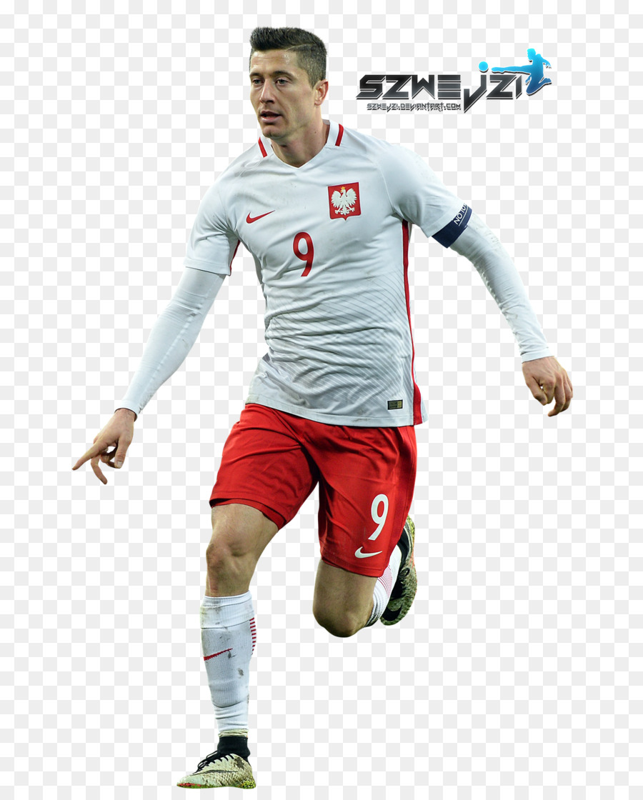 Robert Lewandowski O Uefa Euro Jersey Png Transparente Gr Tis