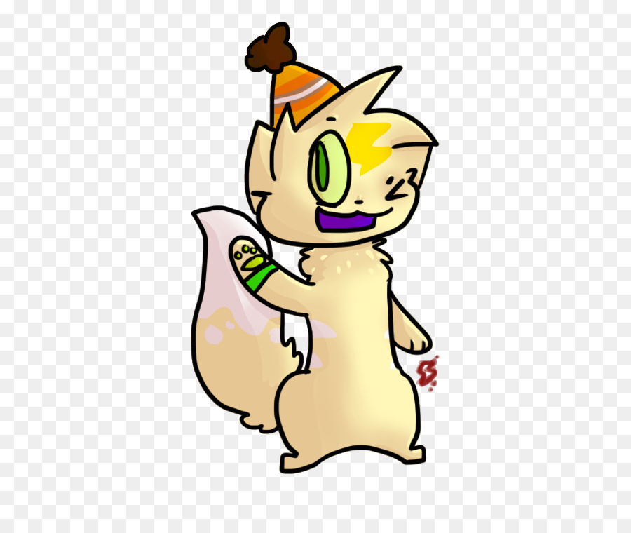 Gato Cartoon Cauda png transparente grátis