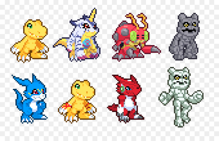 Pixel Art Digimon Sprite Png Transparente Gr Tis