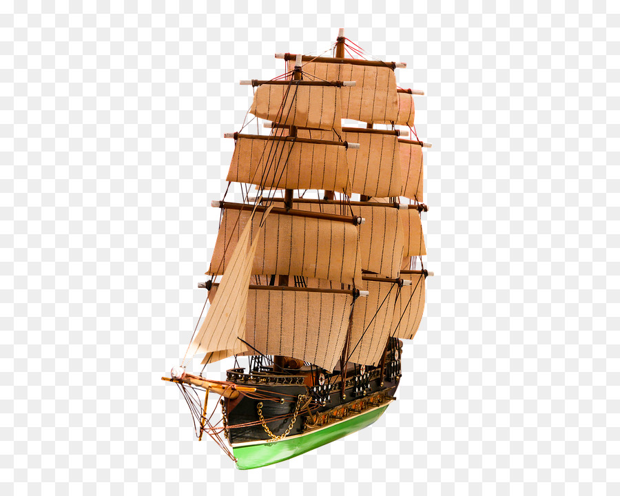 Barca Brigantine Clipper png transparente grátis