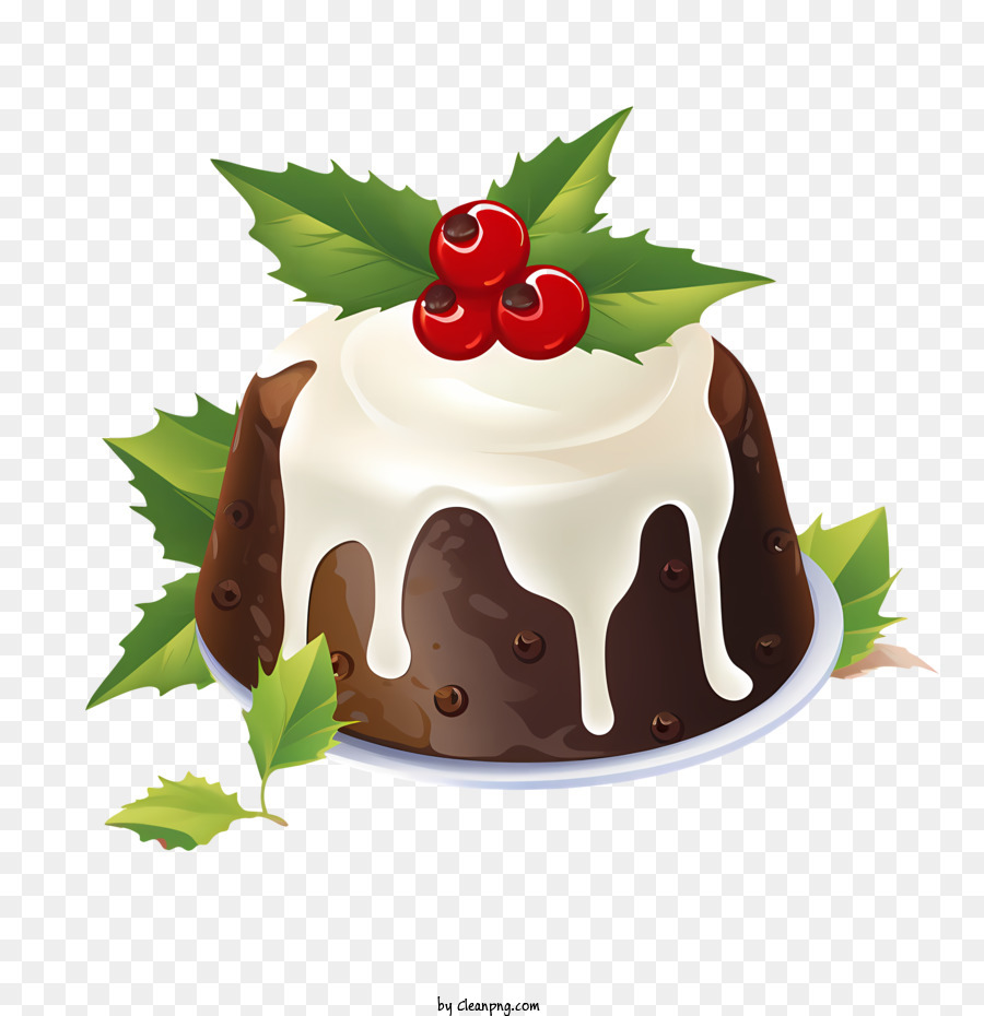 Pudim De Natal Bolo Chocolate Png Transparente Gr Tis