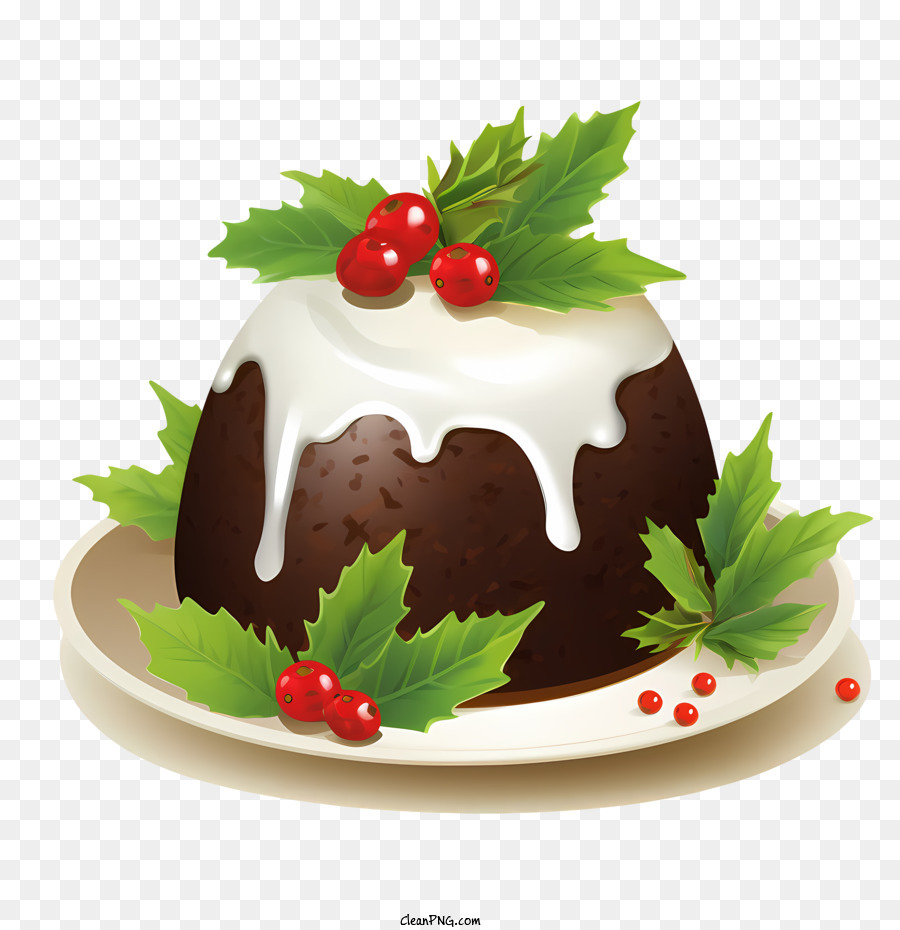 Pudim De Natal Sobremesa Chocolate Png Transparente Gr Tis