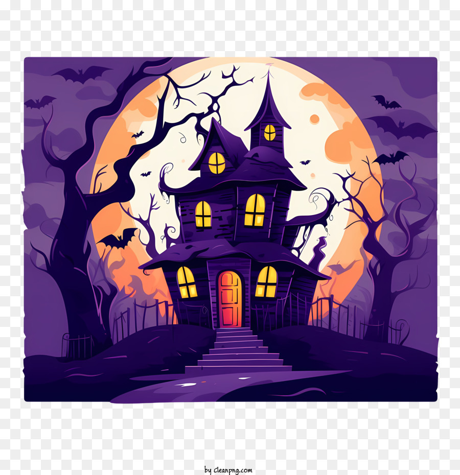 Dia Das Bruxas Assombrado Casa Casa Mal Assombrada Spooky Png