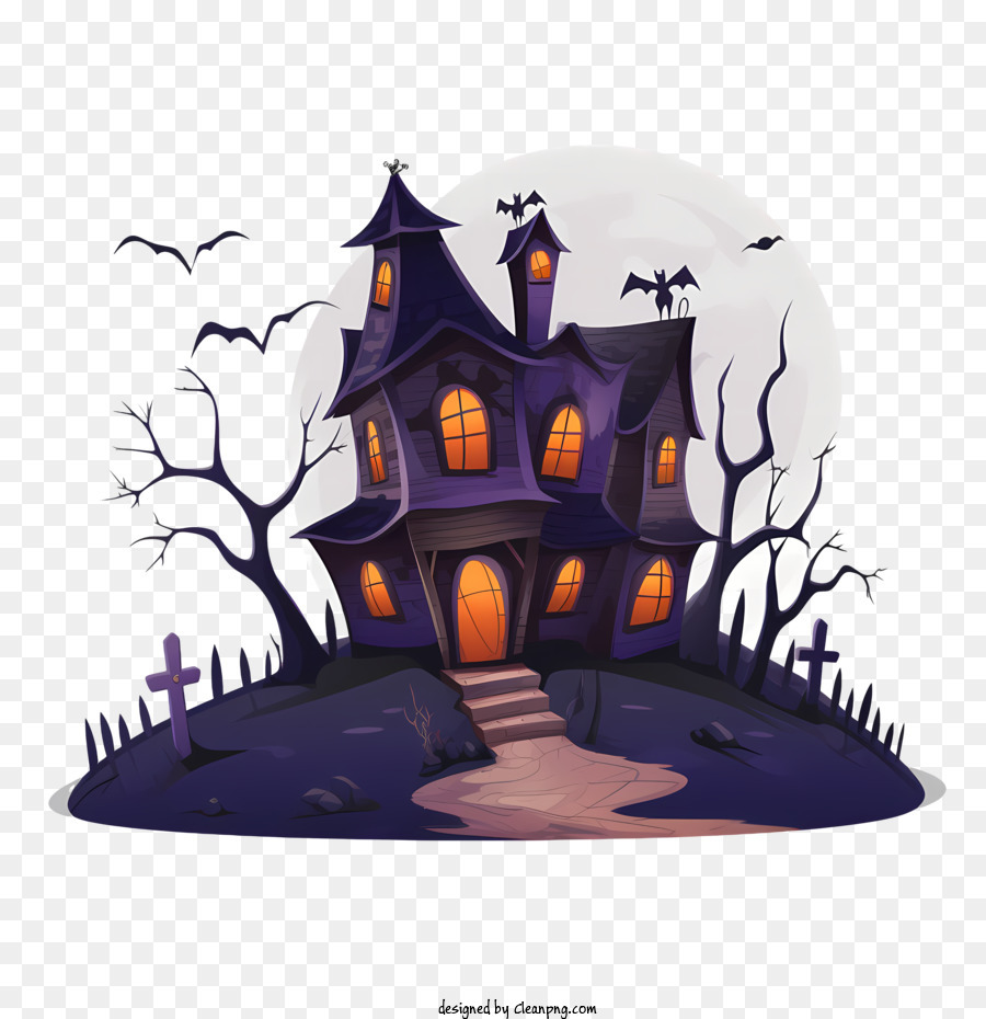 Dia Das Bruxas Assombrado Casa Casa Mal Assombrada Spooky Png