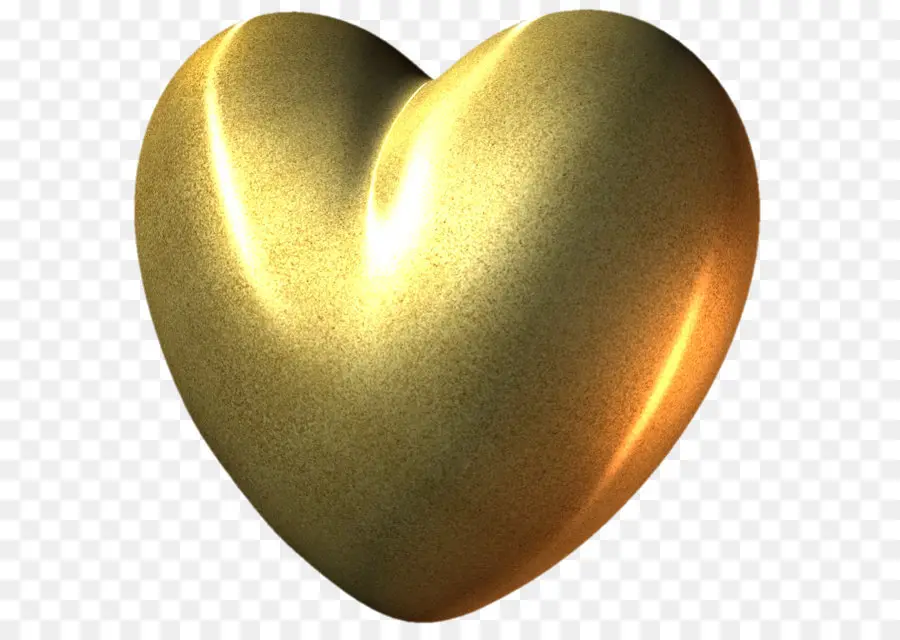 Coração，Ouro PNG