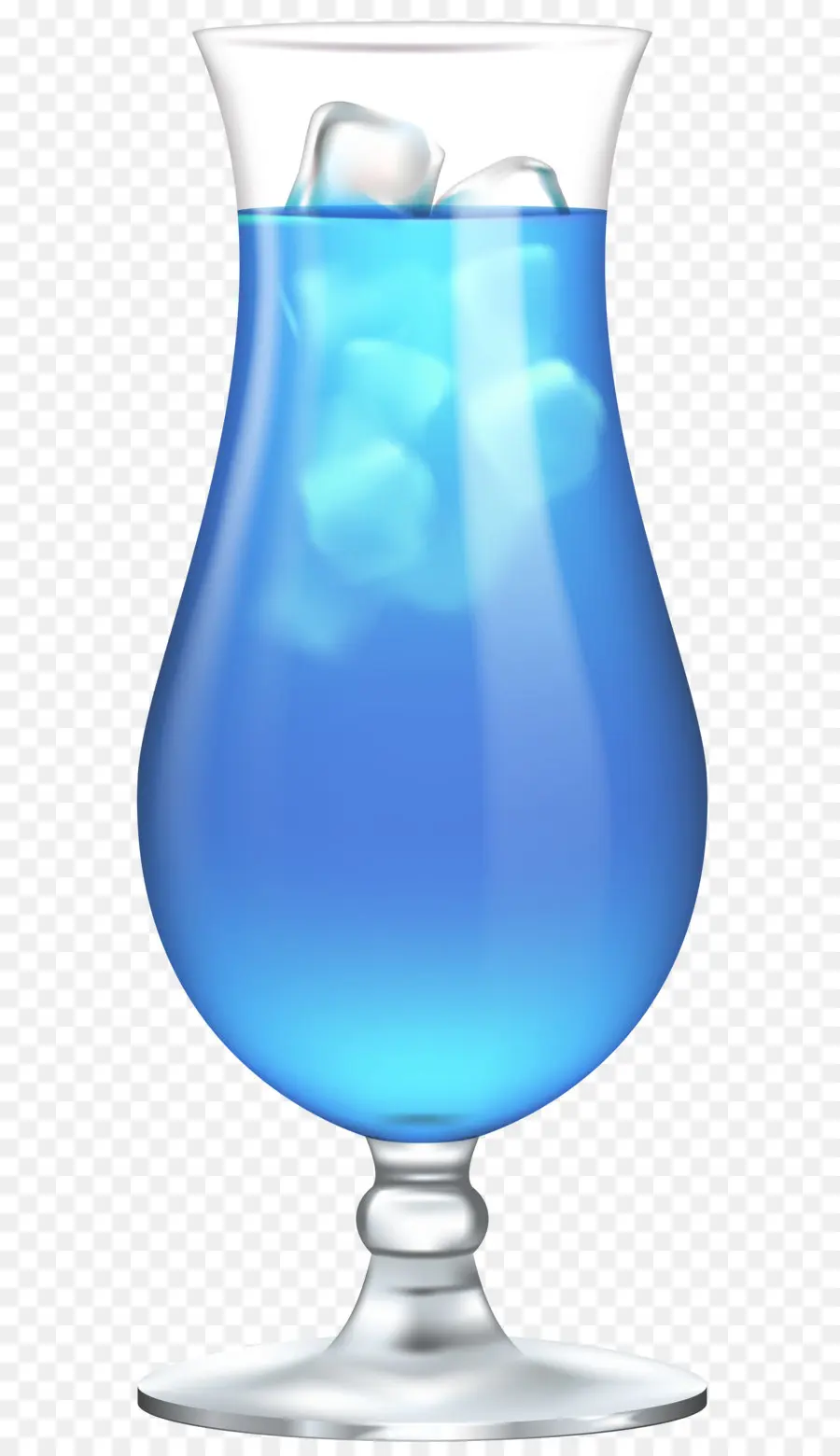 Bebida Azul，Cubos De Gelo PNG