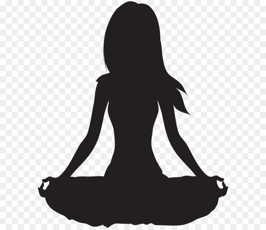 Meditar Silueta Png Clip Pelota De Yoga Clipart Impresionante Libre 