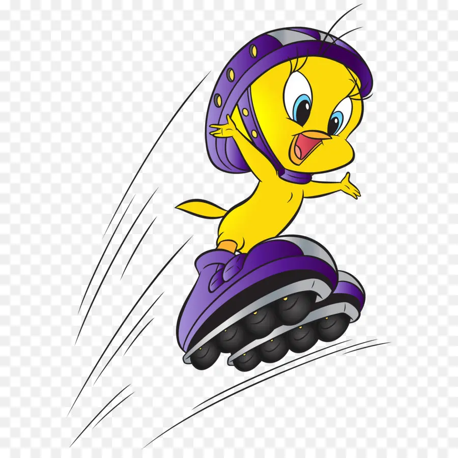 Pássaro Amarelo Em Patins，Capacete PNG