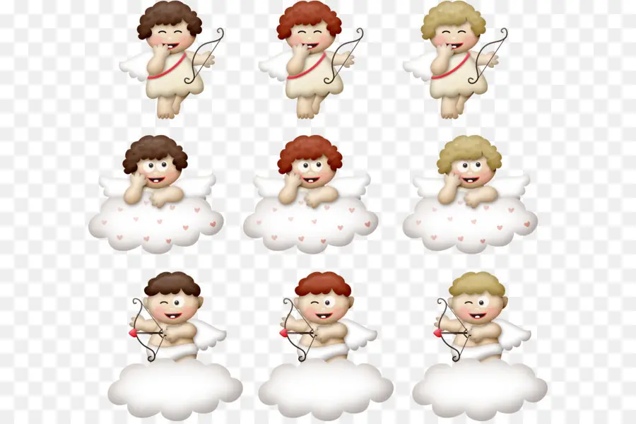 Anjos Cupido，Nuvens PNG