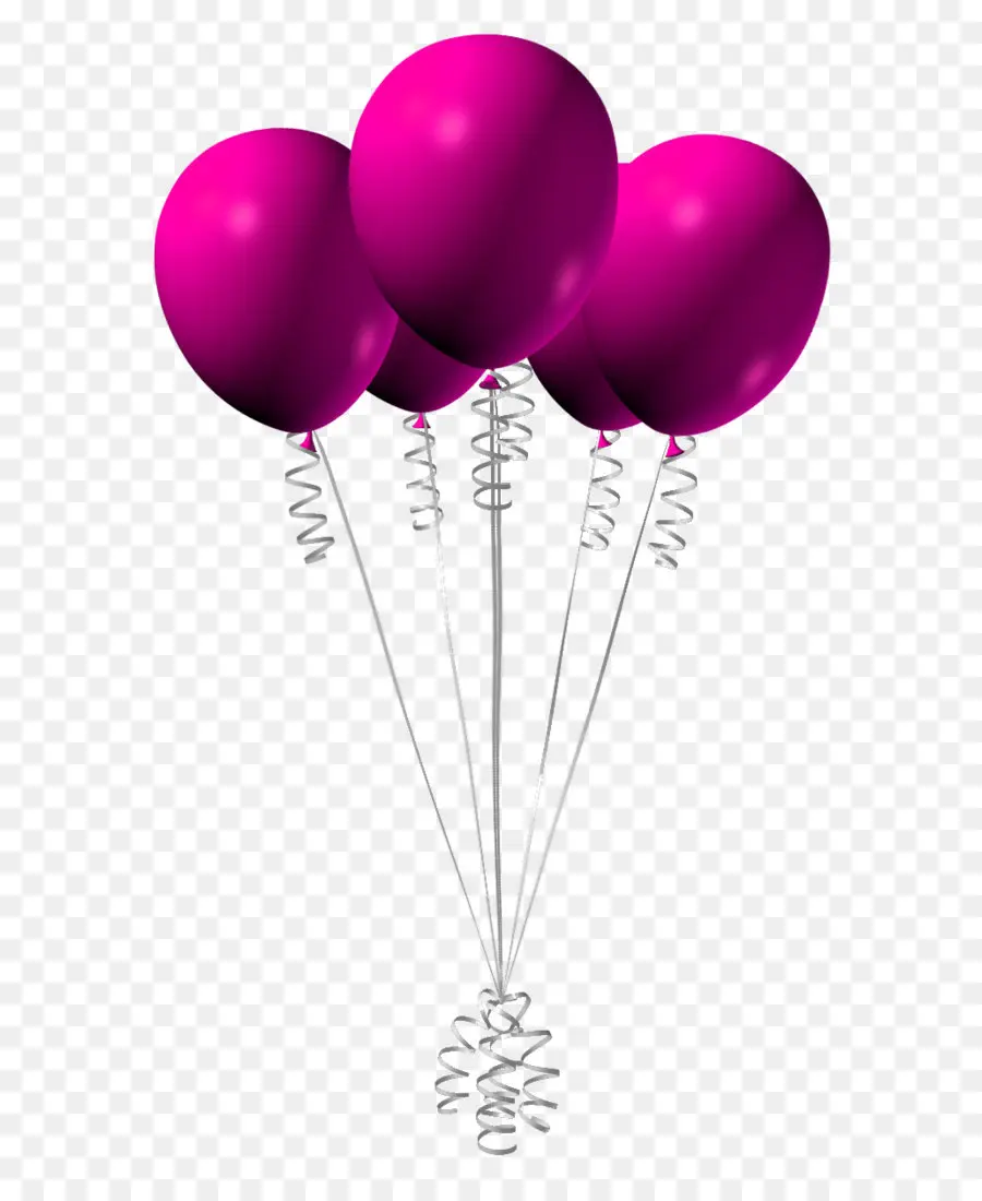 Balão，Cor De Rosa PNG