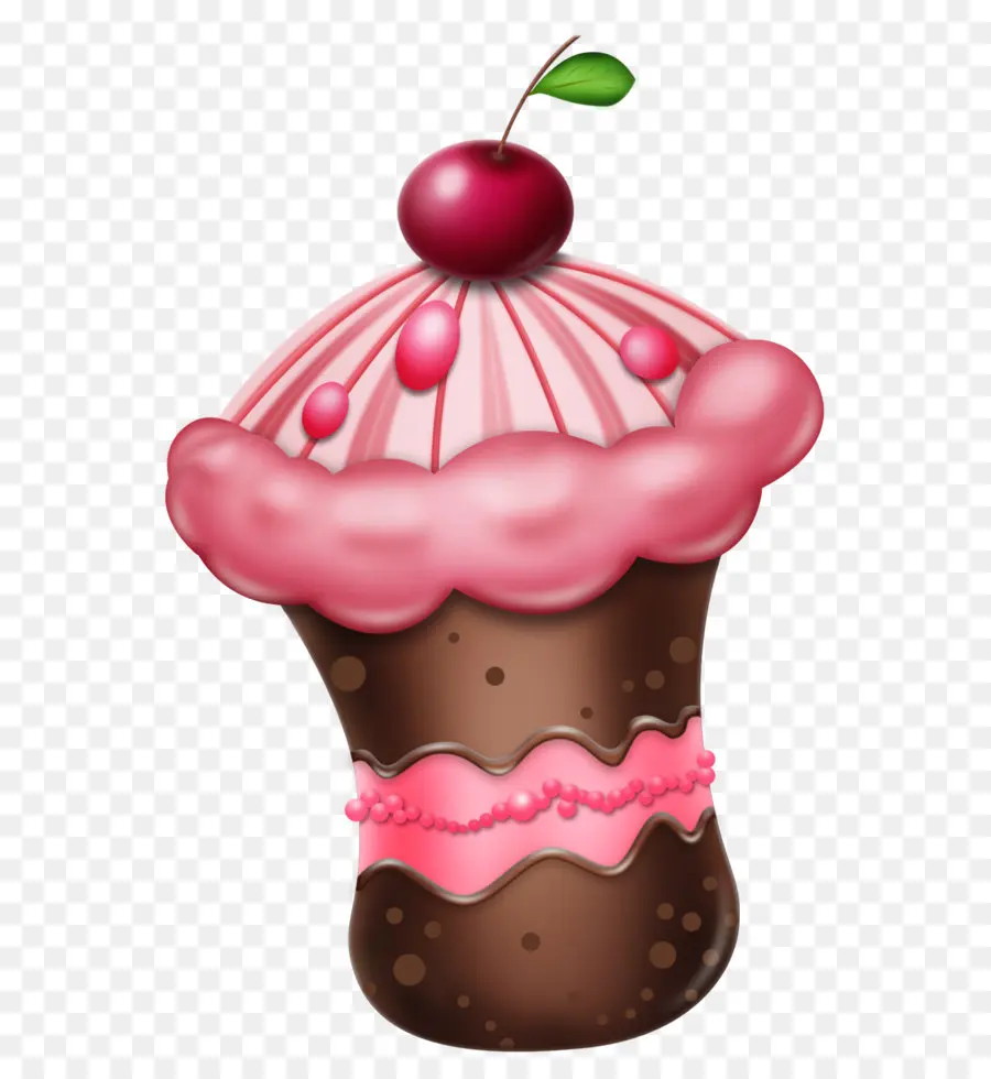 Chocolate Bolo，Cupcake PNG