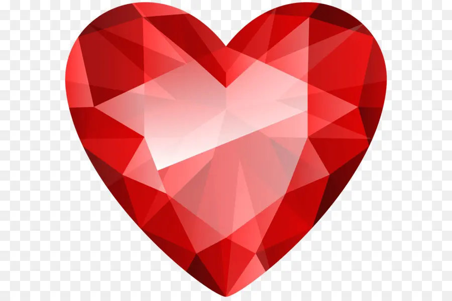 Vermelho Diamantes，Coração PNG