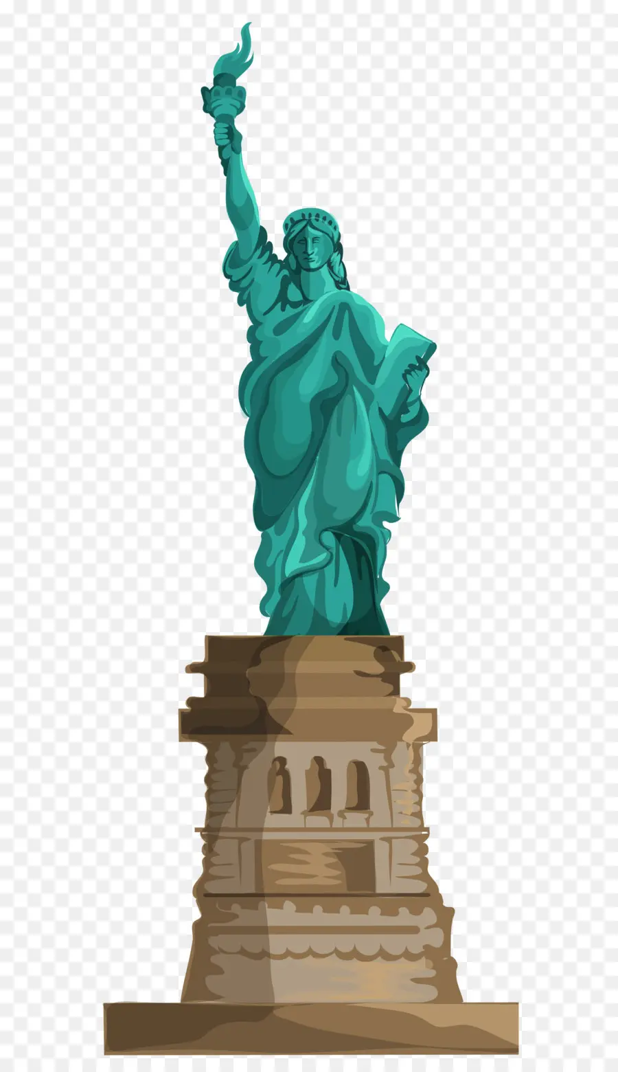 Estátua Da Liberdade，Ellis Island PNG