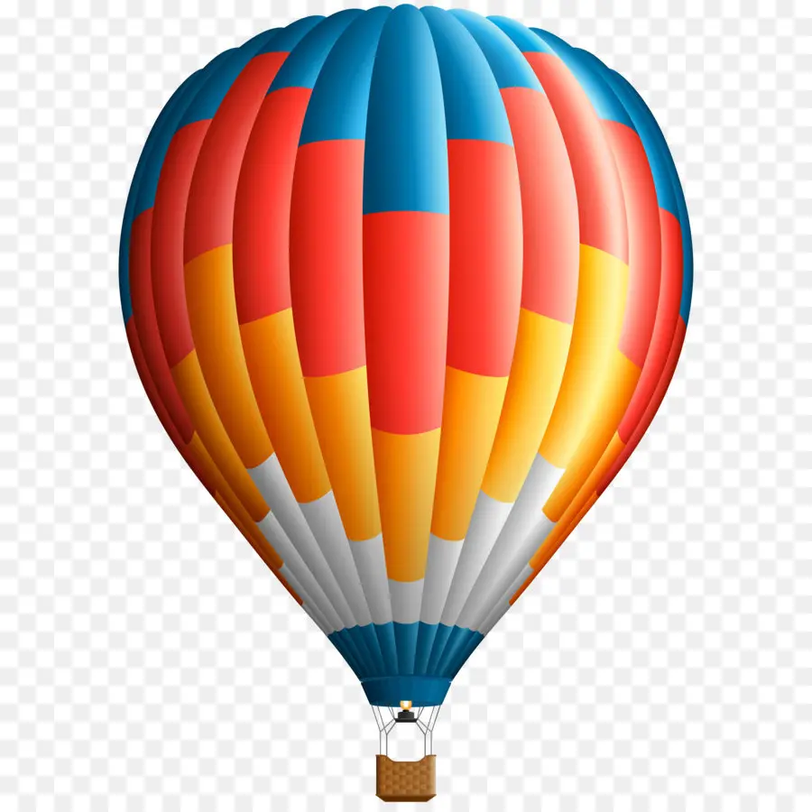 De Avião，Balão De Ar Quente PNG
