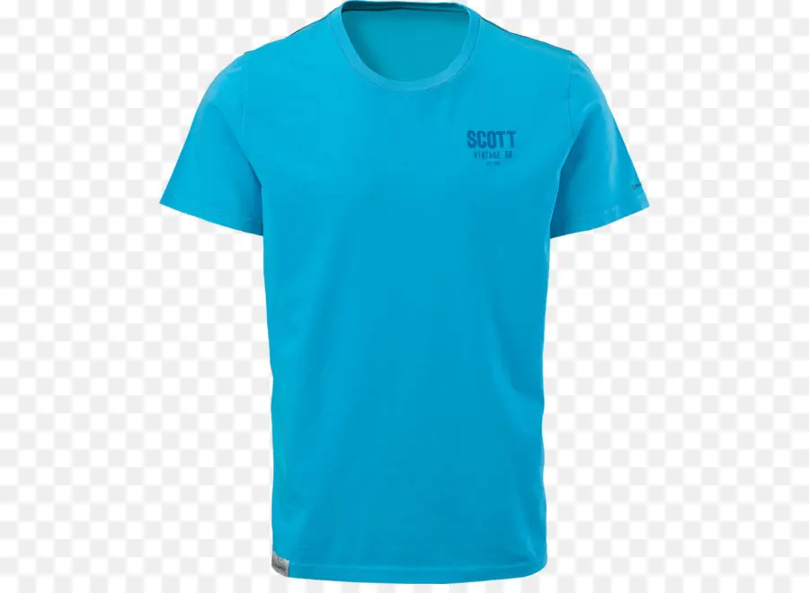 Camiseta Azul，Casual PNG