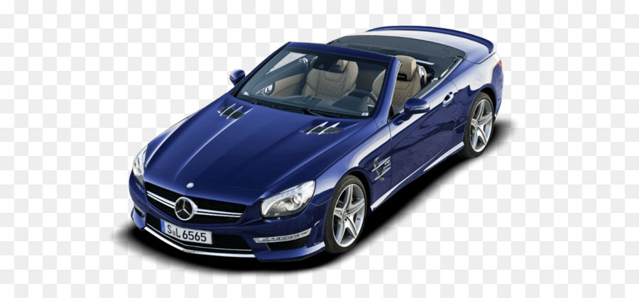 Carro Conversível Azul，Mercedes PNG