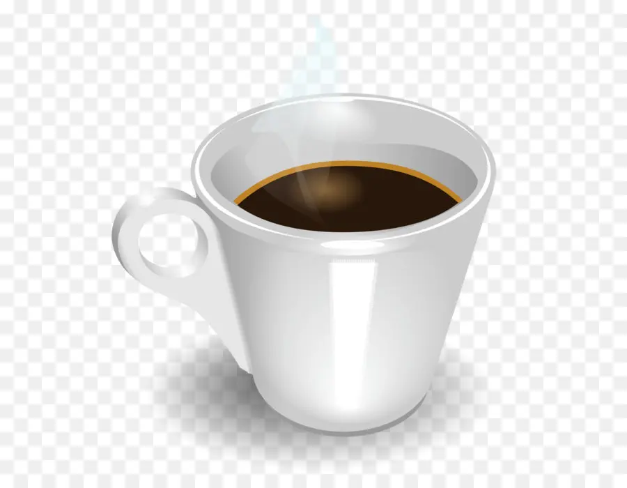 Xícara De Café，Branco PNG