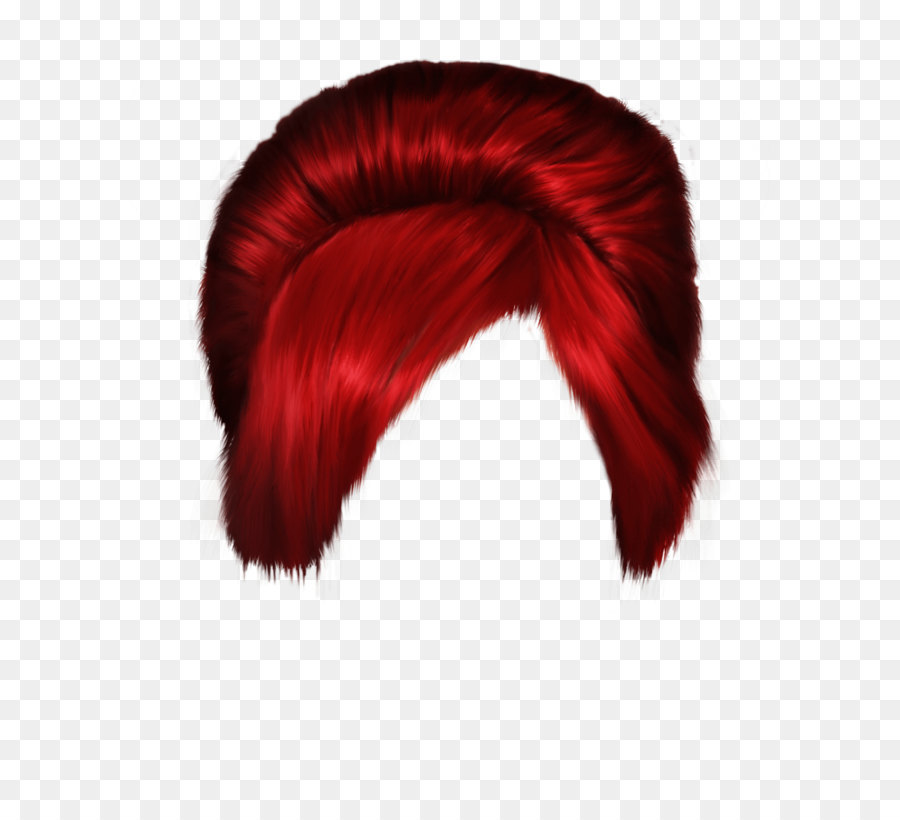 cabelo gacha life vermelho