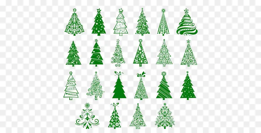 Natal árvore De，Papai Noel PNG