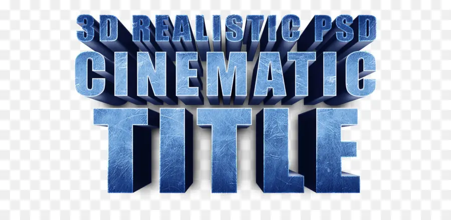 Título Cinematográfico，3d PNG