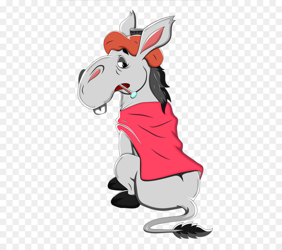 Burro，Desenho Animado PNG