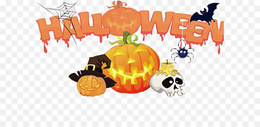 Decorações De Halloween，Abóboras PNG