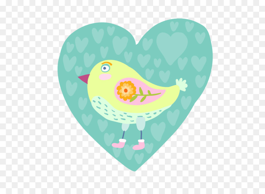 Aves，Coração PNG