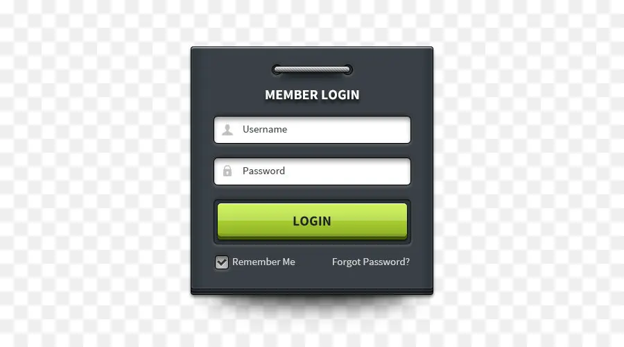 Formulário De Login，Nome De Usuário PNG