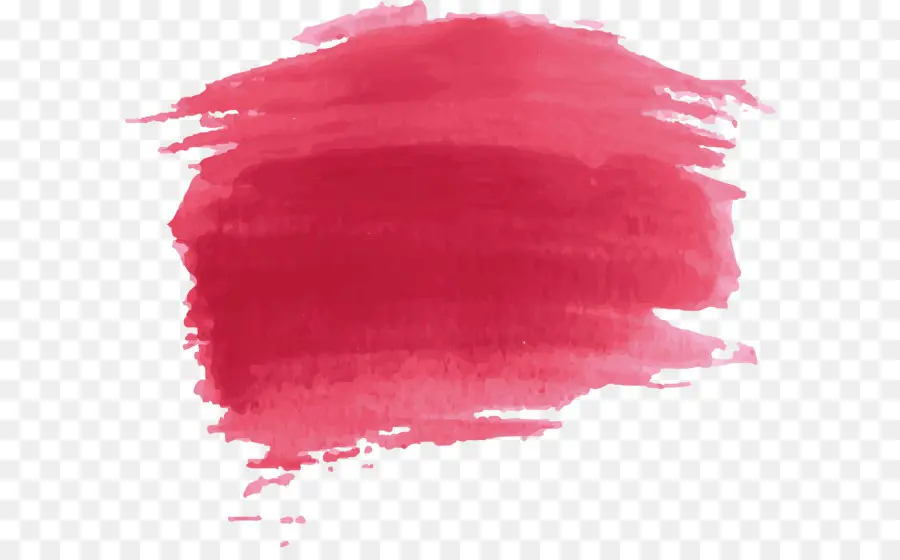 Vermelho Vermelho，Aquarela Pintura PNG
