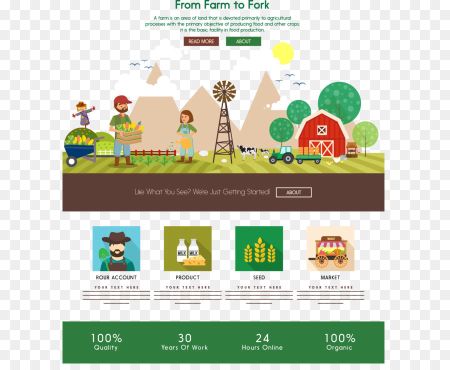Agricultura，Web Banner PNG