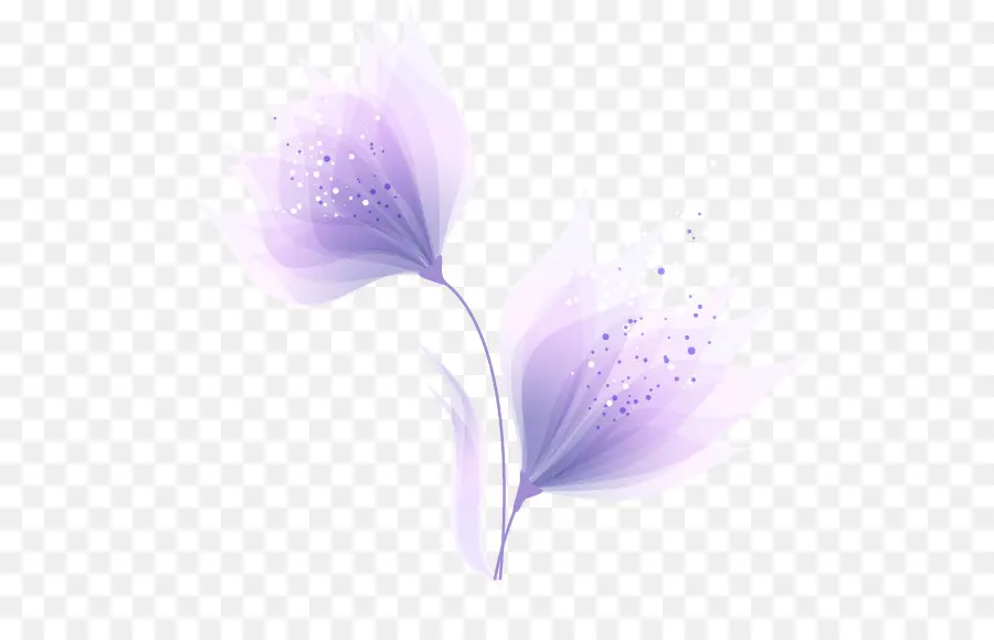 Roxo，Flor PNG