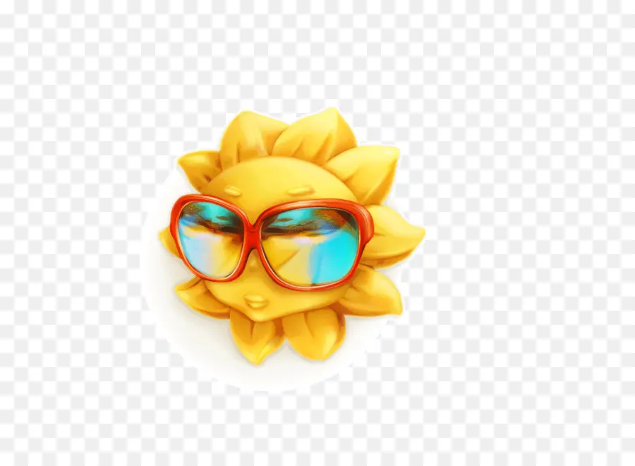 Sol Com óculos De Sol，óculos De Sol PNG