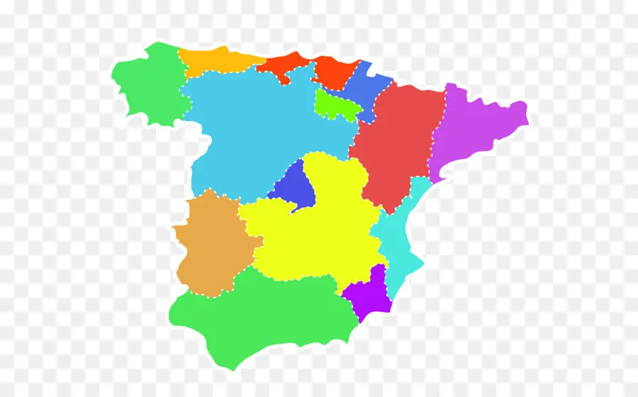 Espanha，Mapa PNG