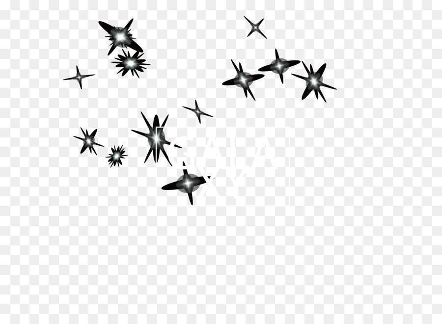 Estrelas，Preto PNG