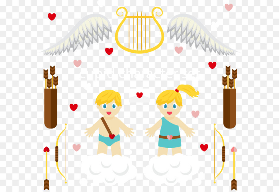 Cupido，Anjo PNG