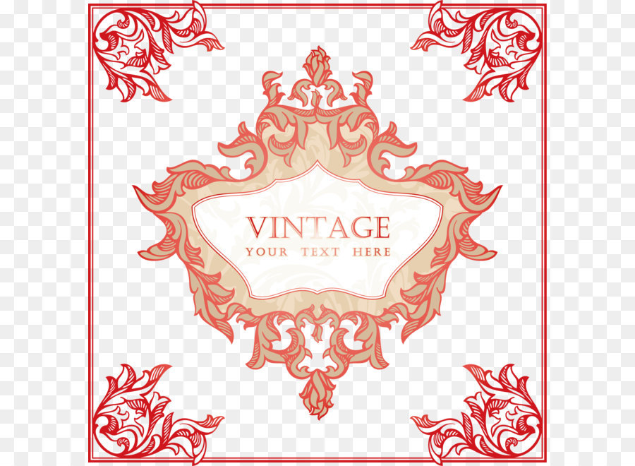 Moldura Vintage，Ornamentado PNG