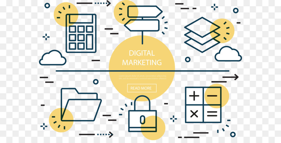 Digital Marketing，Marketing PNG