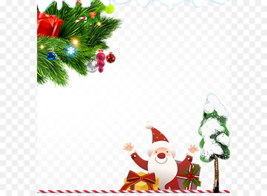 Decorações De Natal，Papai Noel PNG