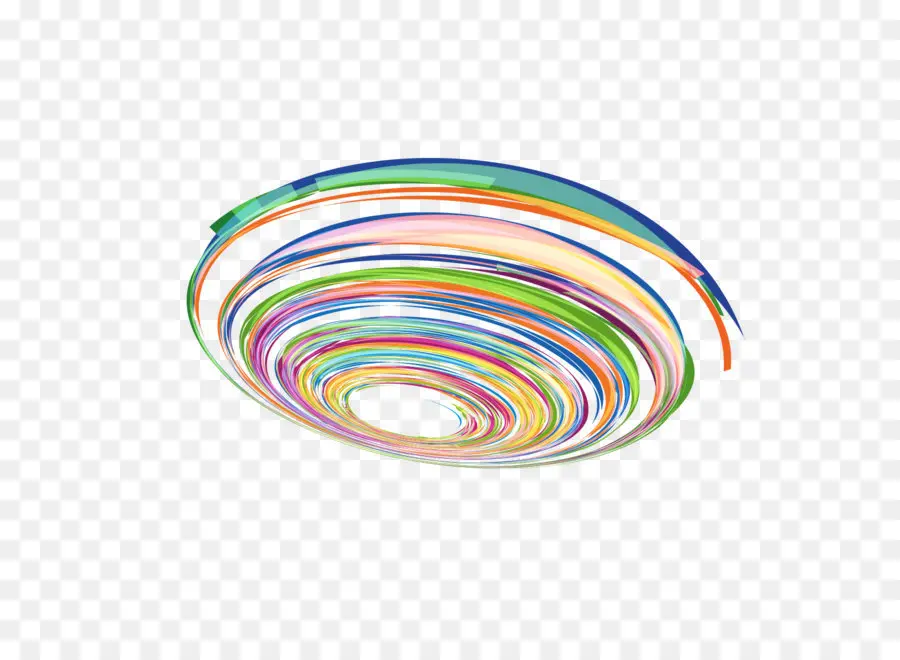 Espiral Colorida，Redemoinho PNG