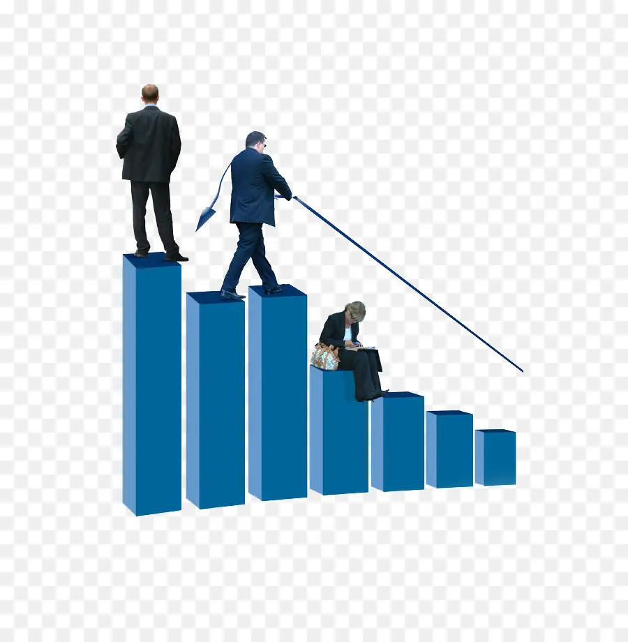 Gráfico De Declínio De Negócios，Pessoas PNG