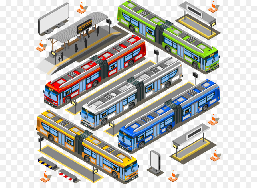 Ônibus Urbanos，Transporte Público PNG