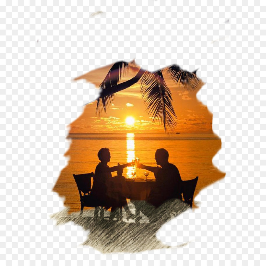 Jantar Ao Pôr Do Sol，Casal PNG