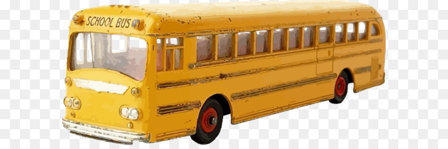 Ônibus Escolar，Amarelo PNG