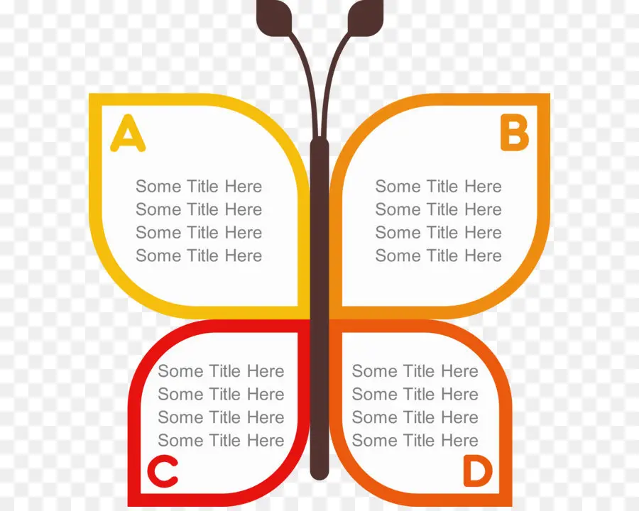 Infográfico De Borboleta，Diagrama PNG