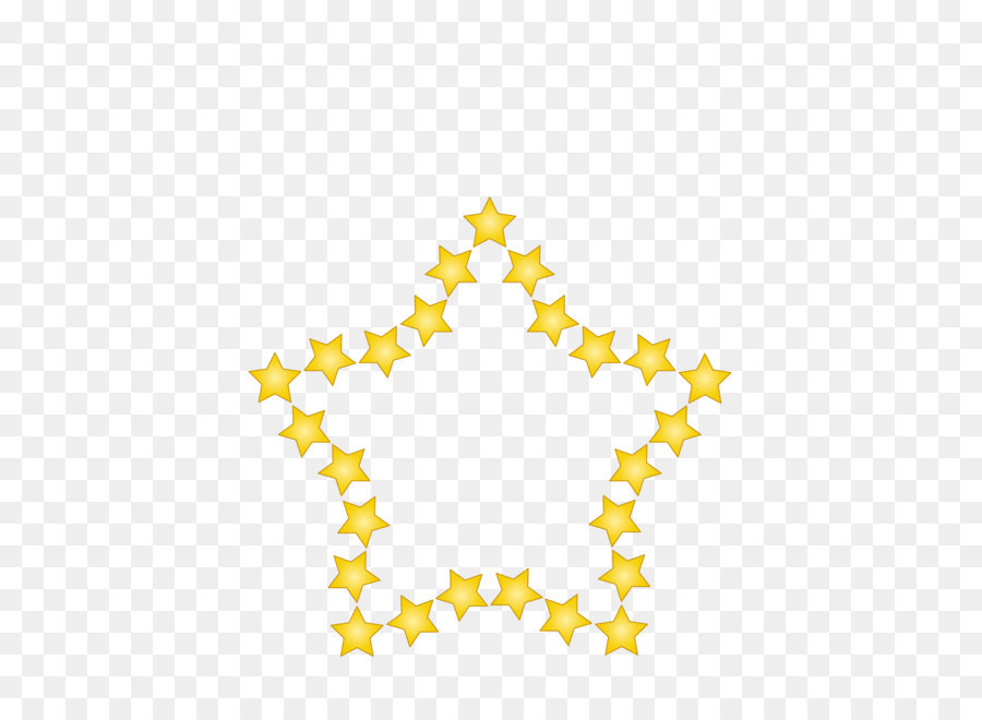 Estrelas Amarelas，Círculo PNG