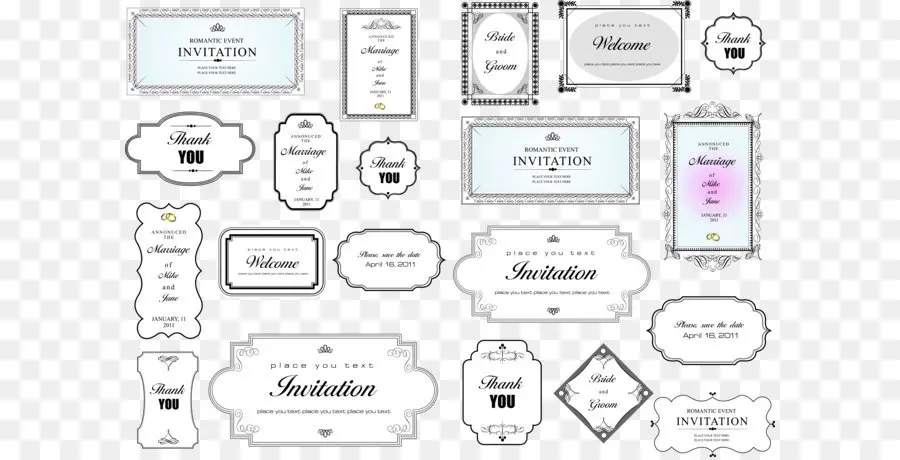 Casamento Convite，Download PNG