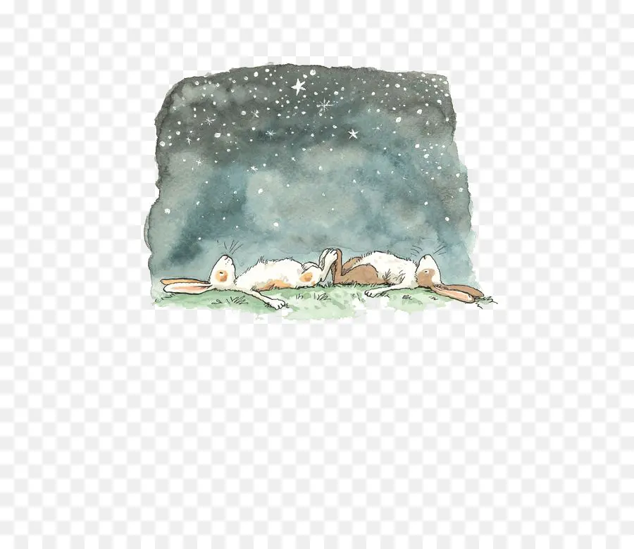 Coelhos Sob O Céu Estrelado，Coelhinhos PNG