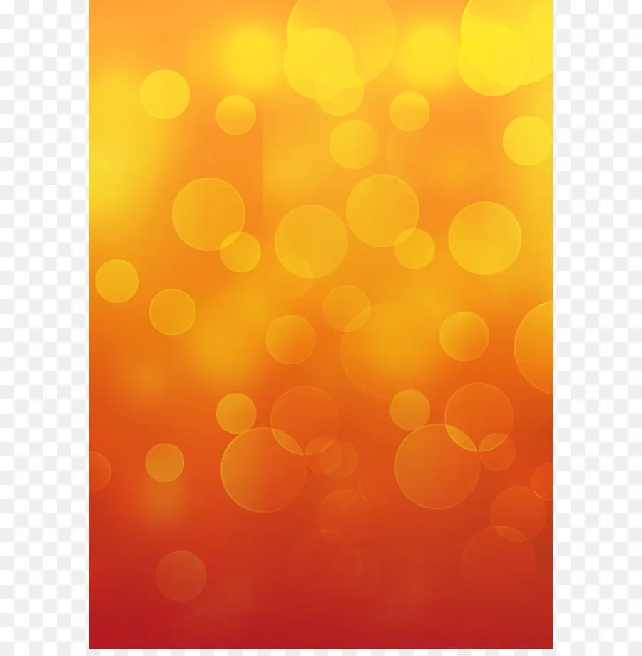 Bokeh Laranja，Círculos PNG