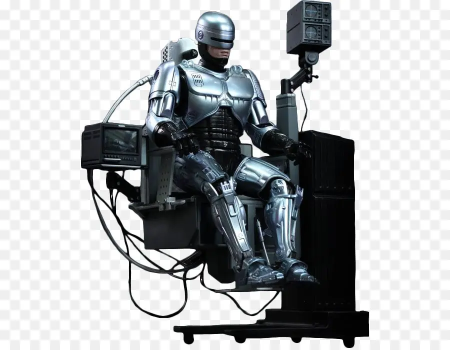 Robocop Na Cadeira，Robô PNG